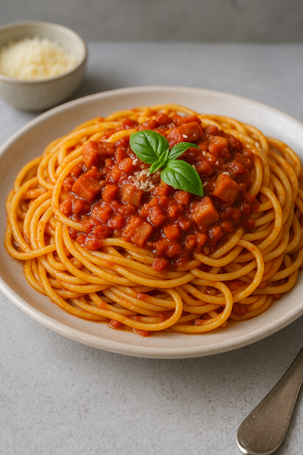 스팸라구파스타