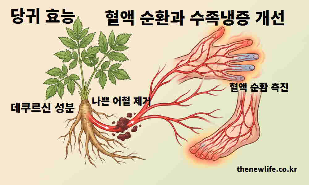 당귀 효능 혈액 순환 수족냉증 개선