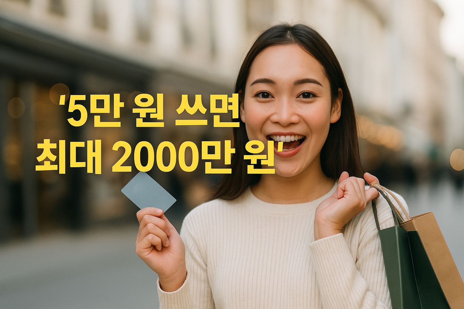 5만 원 쓰면 최대 2,000만 원, 정부소비 복권 이벤트