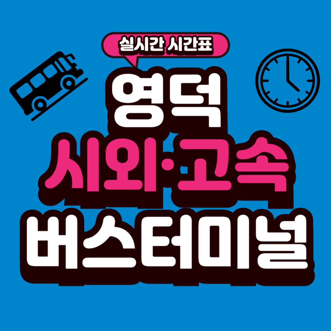 영덕 버스터미널 시간표