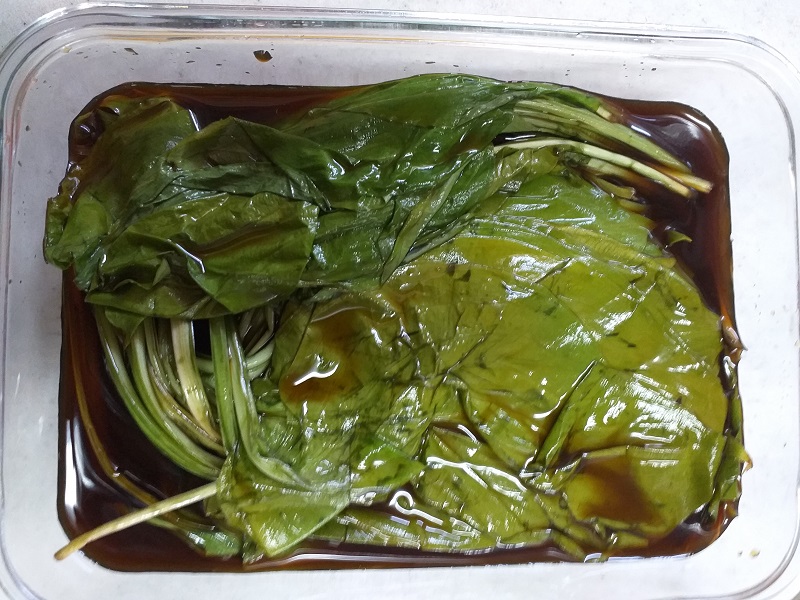 산마늘, 명이나물 장아찌