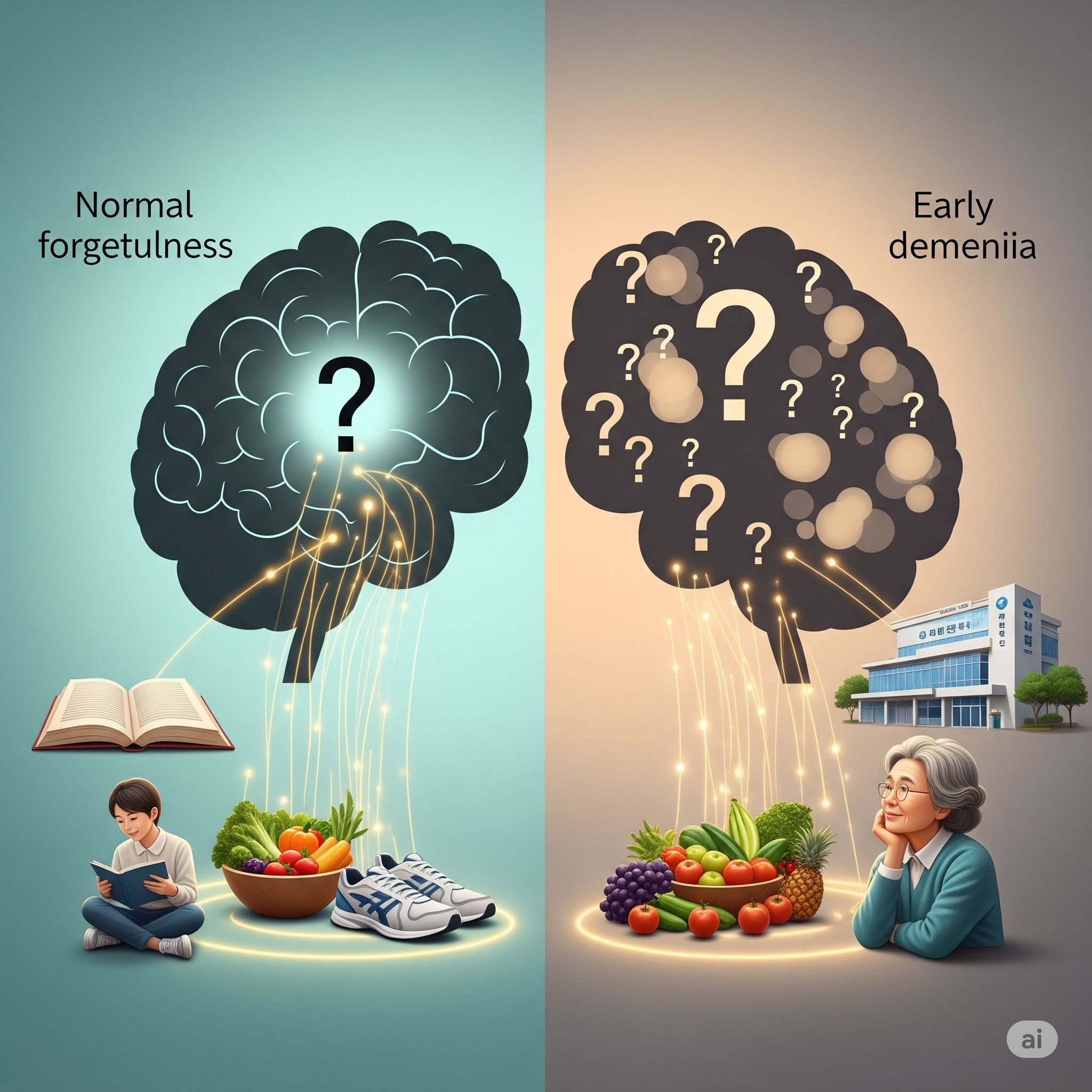 치매 초기 증상과 건망증 구별법