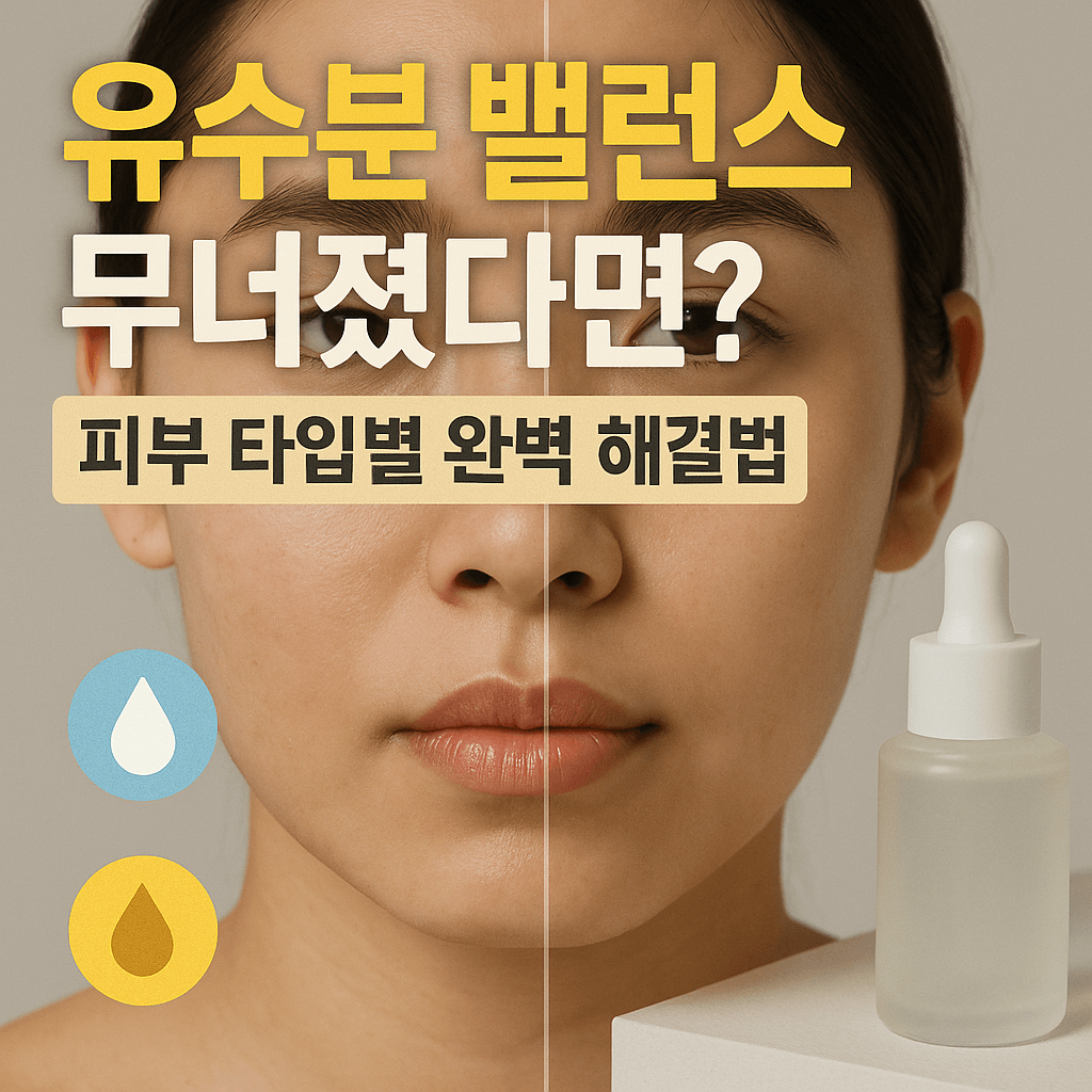 유수분-밸런스-무너졌다면-피부-타입별-완벽-해결법-썸네일