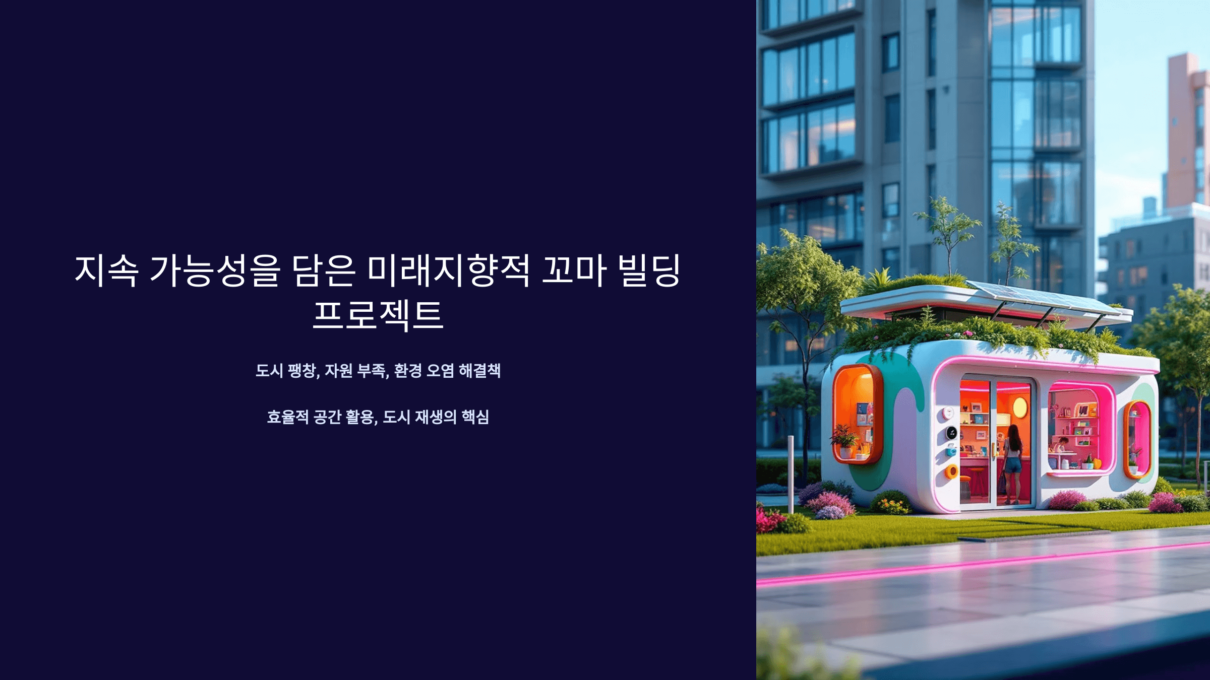 미래지향적 꼬마 빌딩_사진