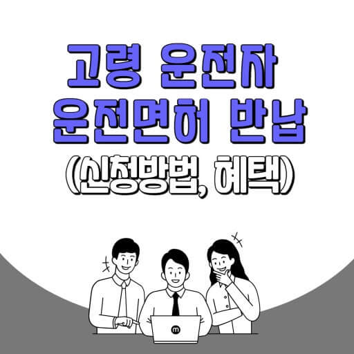운전면허 반납 지원금