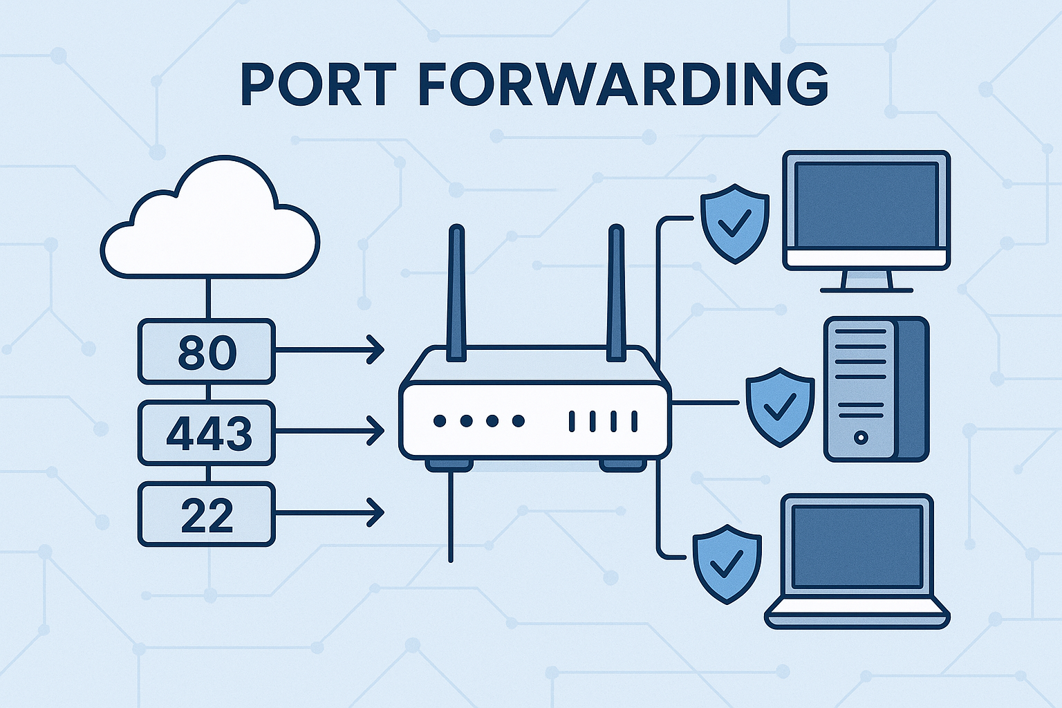 포트 포워딩 네트워크 구성도 - 공유기를 통한 외부 접속 설정과 보안 가이드 2025년 버전