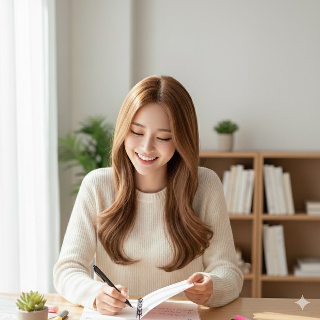 하루 목표를 줄였을 때 사진