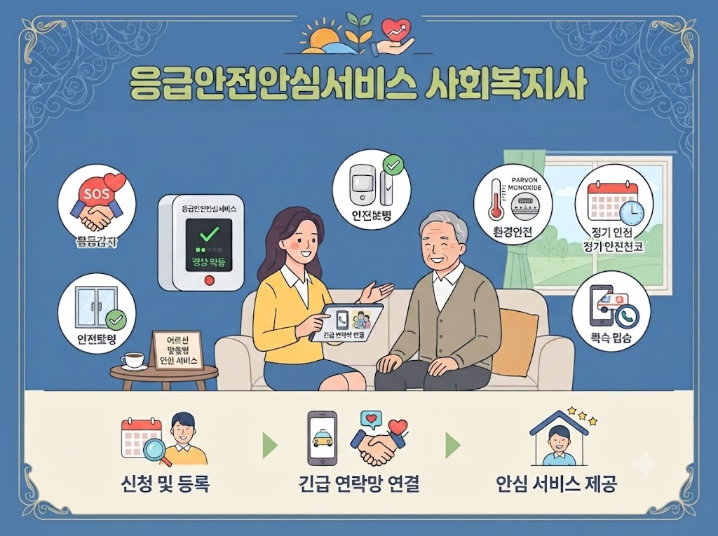 응급안전안심서비스 사회복지사
