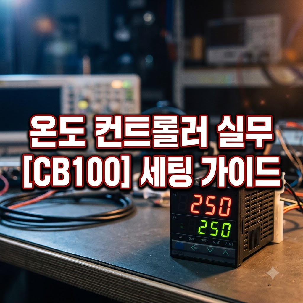 온도 컨트롤러 CB100 파라미터 세팅 및 통신 설정 가이드