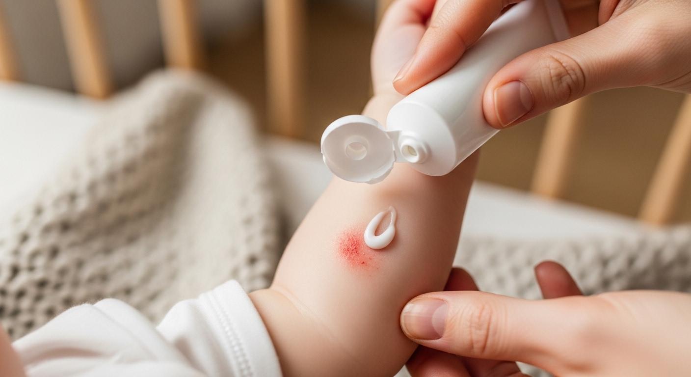 아기 피부 건선 연고