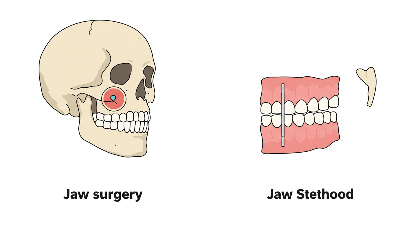 수술 방법과 구조적 차이
