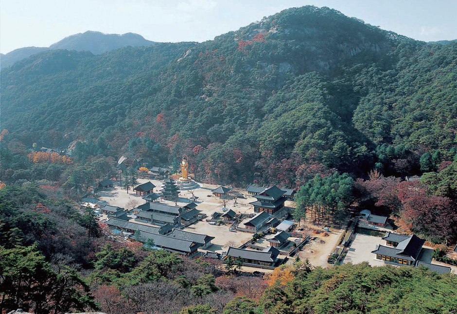 법주사 전경
