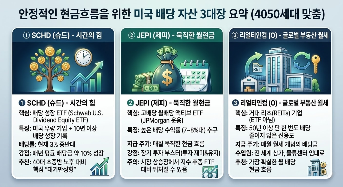 현금흐름을 창출해내는 3대장