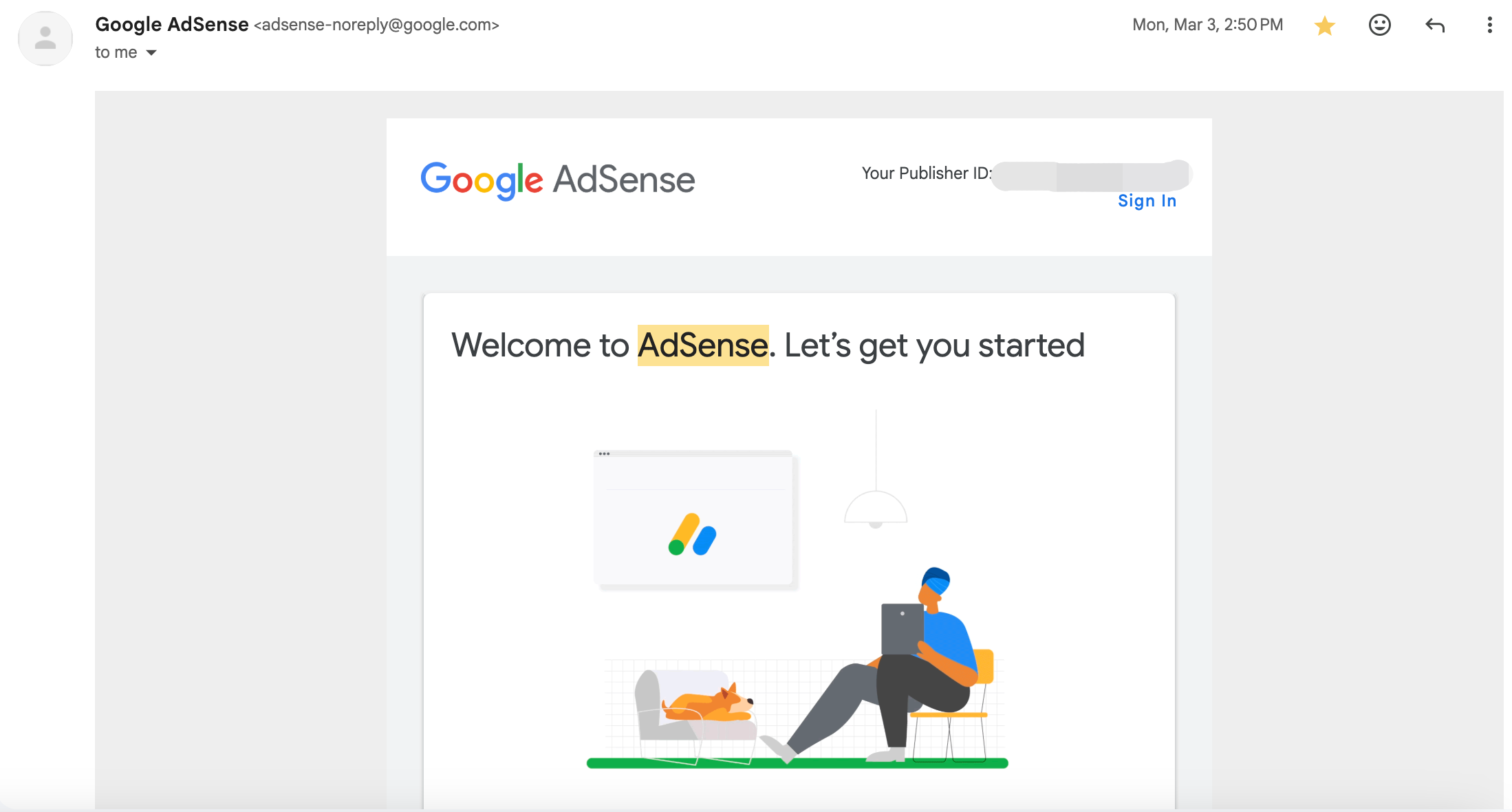 애드센스 첫 신청 이메일 관련 사진