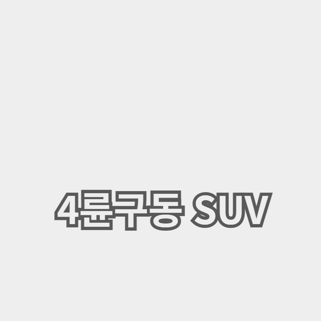 4륜구동(4WD) 장단점 분석
