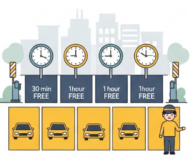 설연휴주차무료