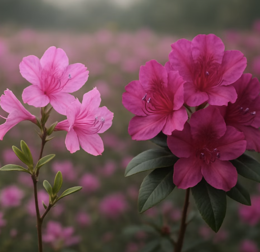 진달래와 철쭉, 닮았지만 다른 이야기