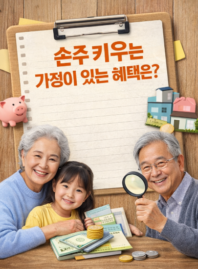 조손가정 지원금 총정리! 손주 키우는 가정이 받을 수 있는 혜택은?