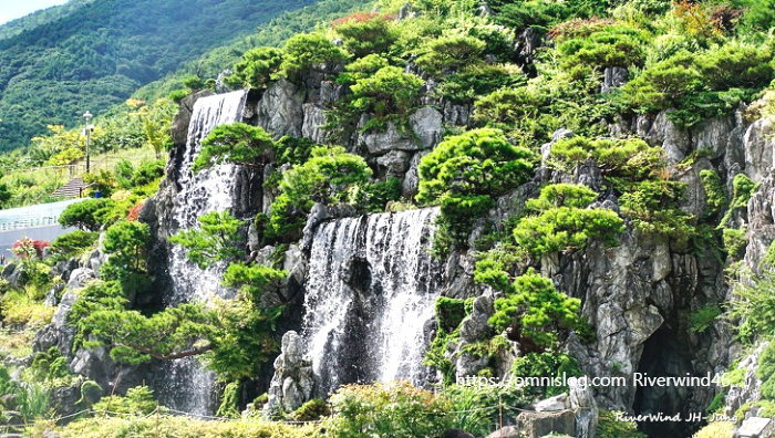 복합웰빙센터 인공폭포