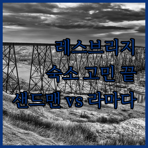 레스브리지 숙소 고민 끝 샌드맨 vs..