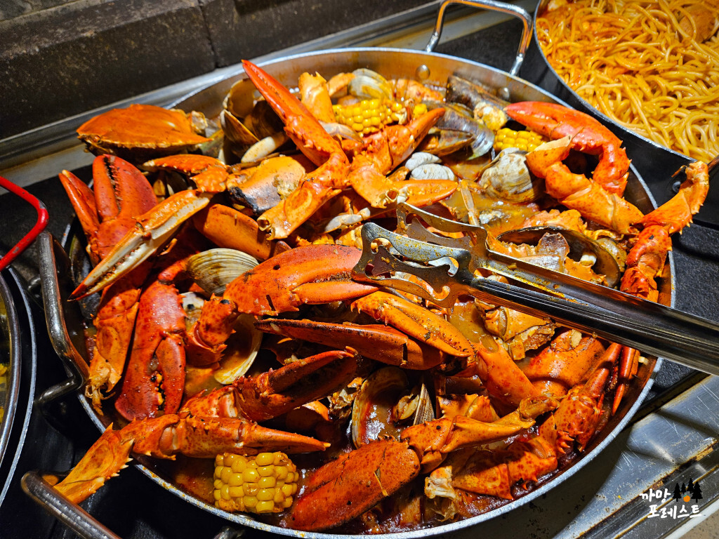 더 리버사이드 호텔 뷔페 대게