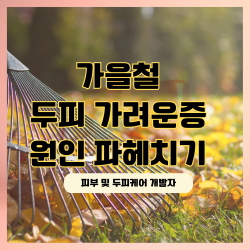 가을철 두피 가려운증 원인 파헤치기