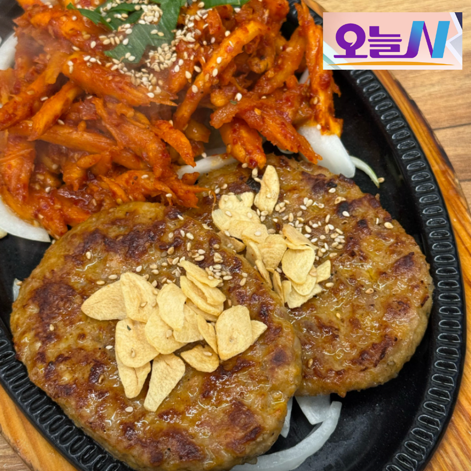 오늘N 원시인마늘떡갈비 단양점 마늘떡갈비 한상