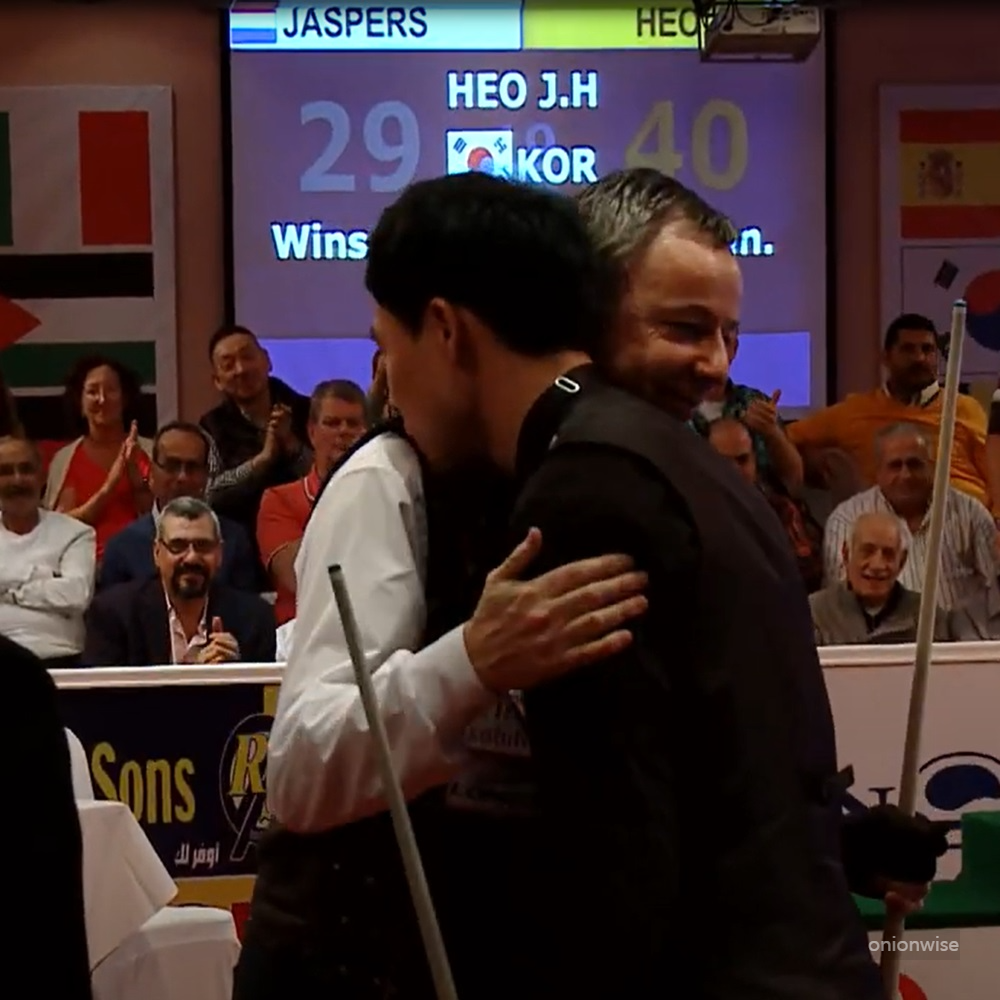 2016년 허정한 후루가다 3쿠션 당구 월드컵 우승의 순간