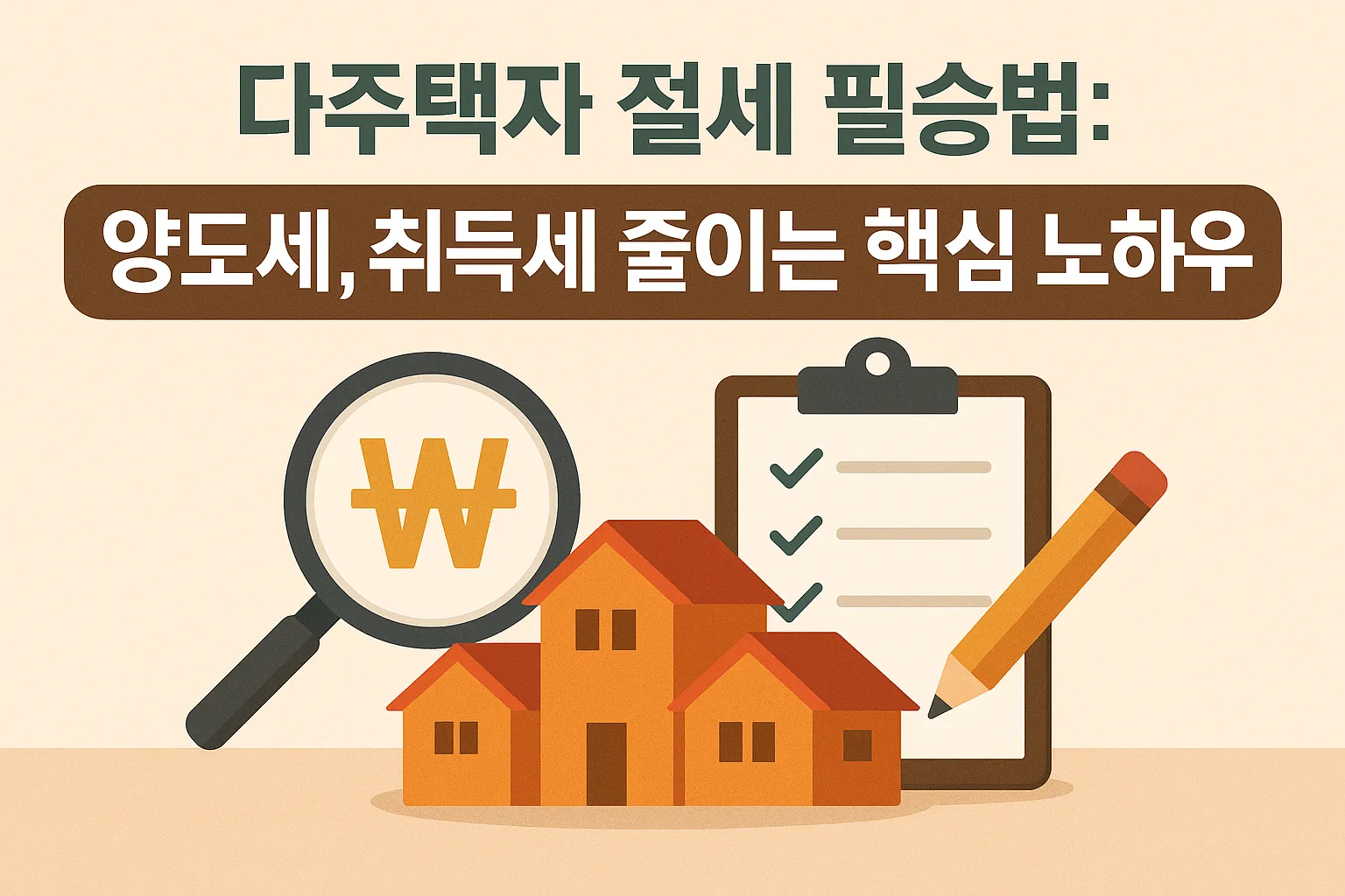 다주택자 절세 필승법