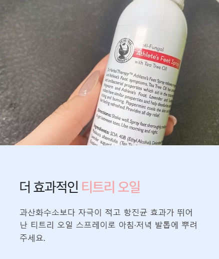 더 효과적인 티트리 오일