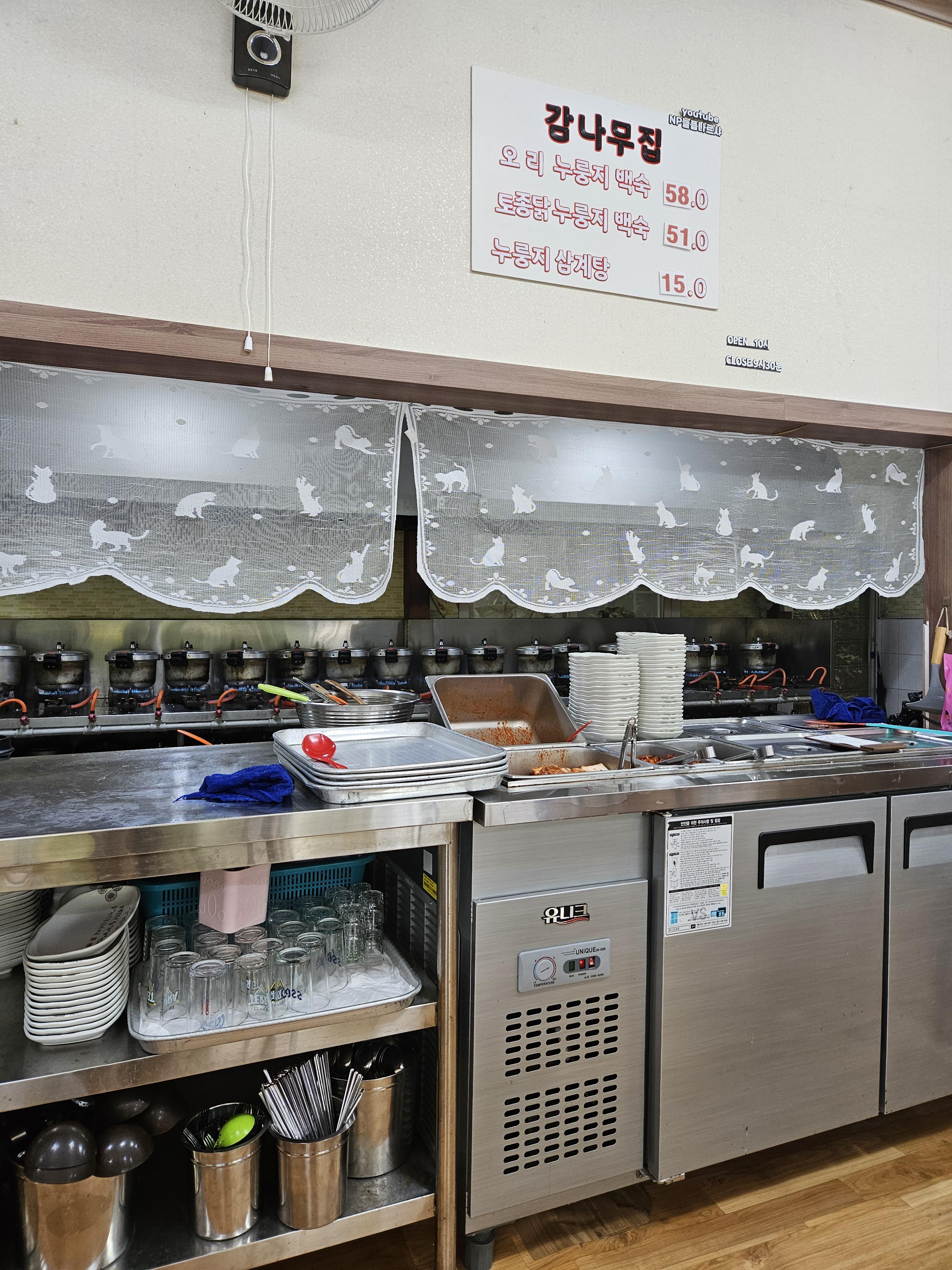 아일랜드 리솜 - 당진IC 도안동감나무집 - 화구몇개???