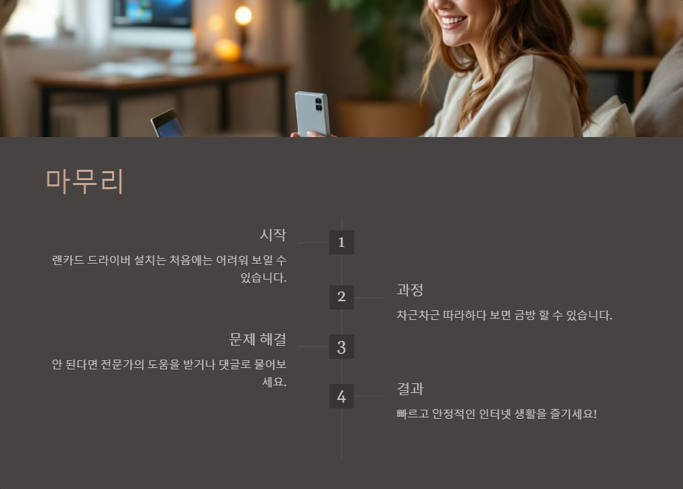 윈도우11에서 랜카드 드라이버 설치하는 법