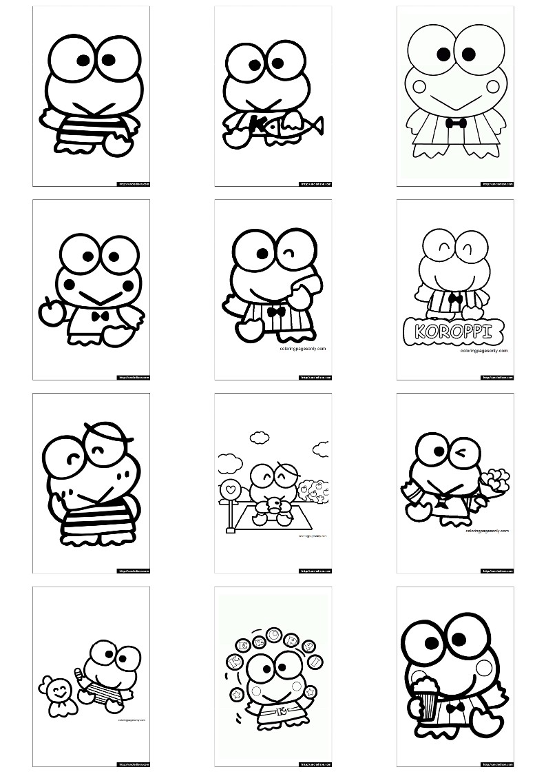 케로피 색칠공부 도안