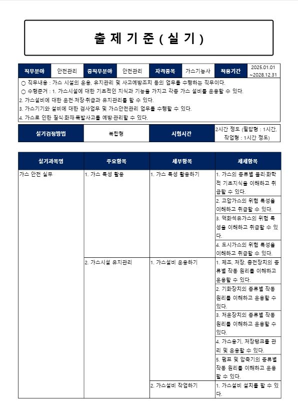 2025-가스기능사자격증-시험일정-합격기준-취업전망-기출문제다운로드