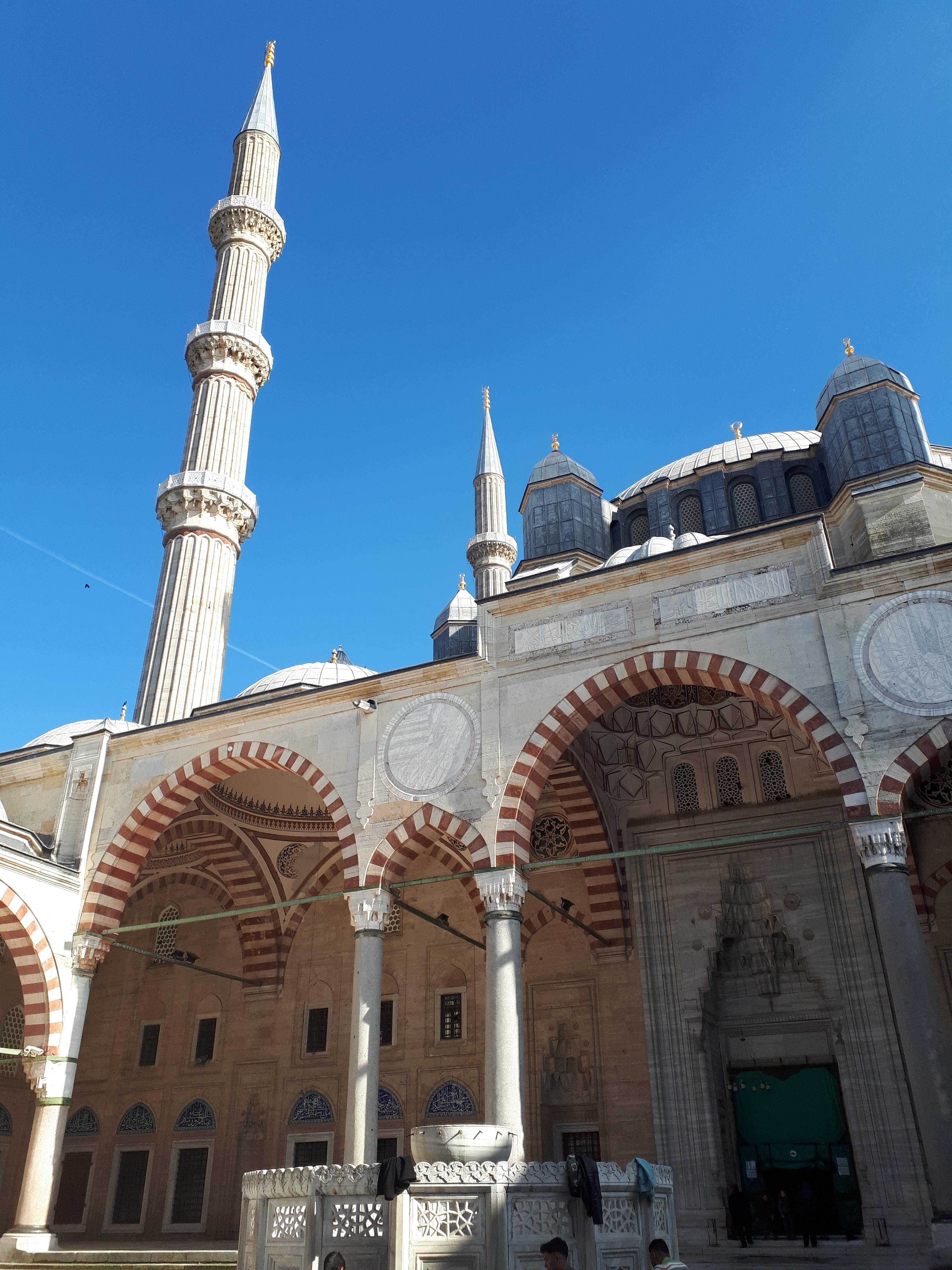 튀르키예 에디른 셀리미예 모스크 45도 정면