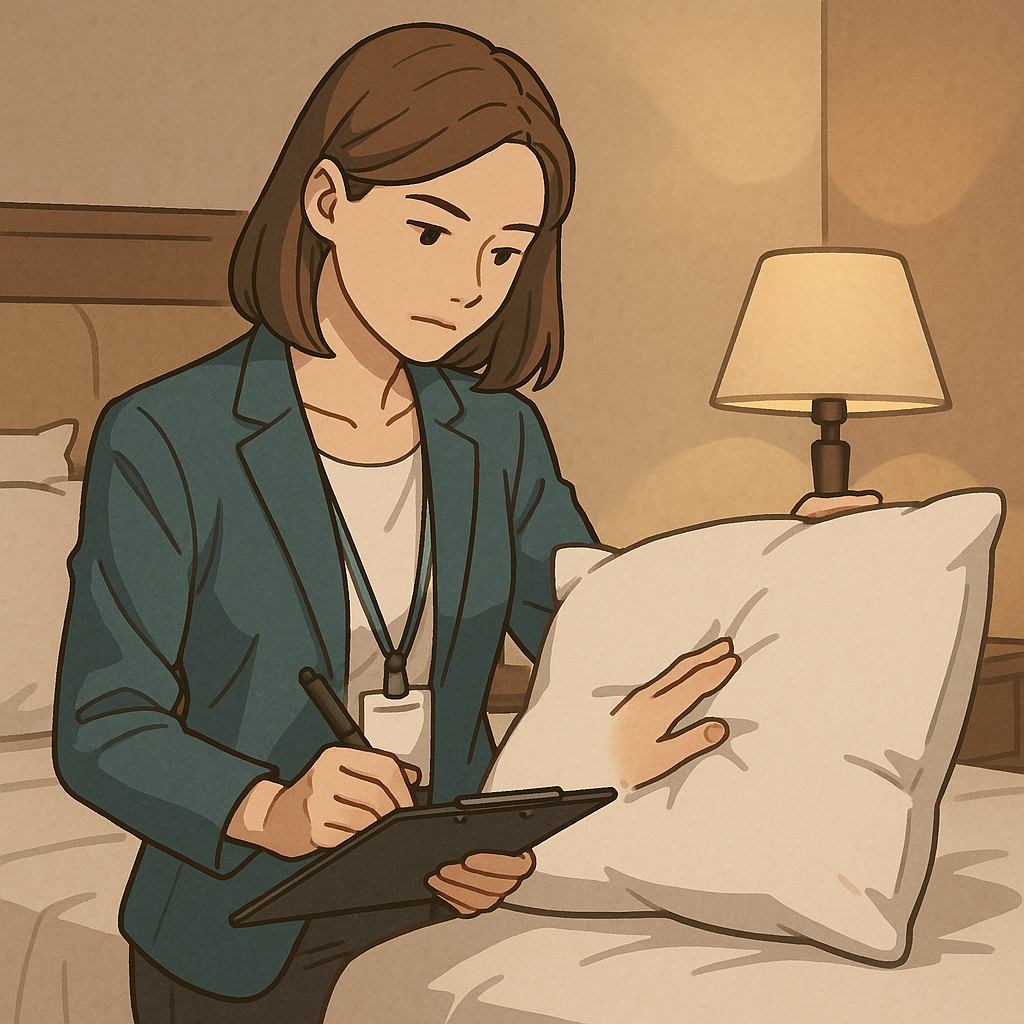 숨은 전문가 ‘베개 품질 평가사’의 세계