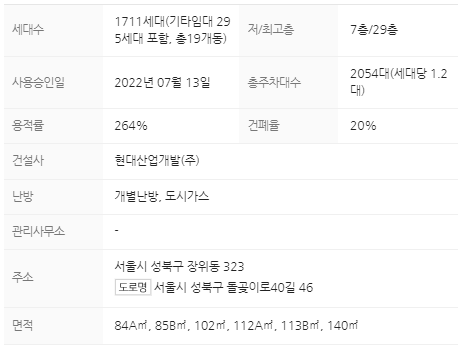 단지정보