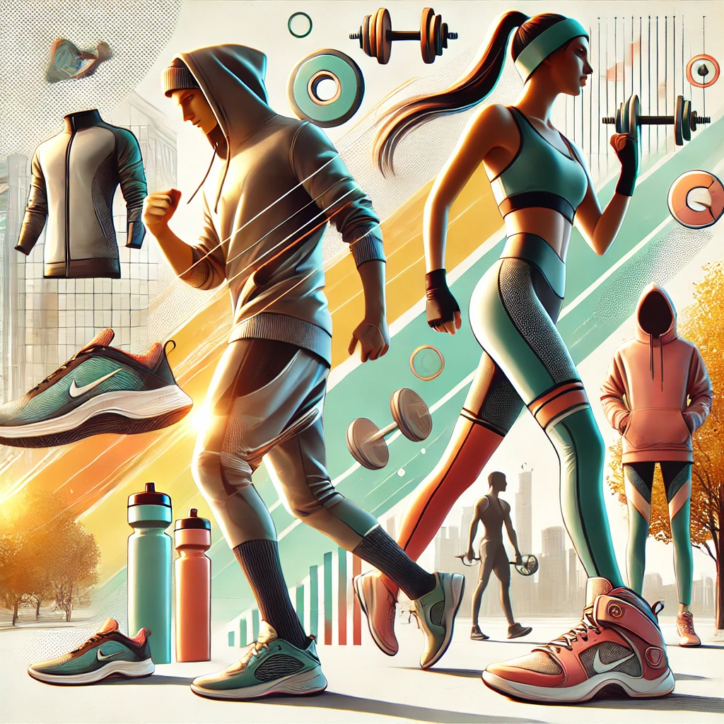 스포츠 패션으로 활동성과 멋스러움 관련 사진