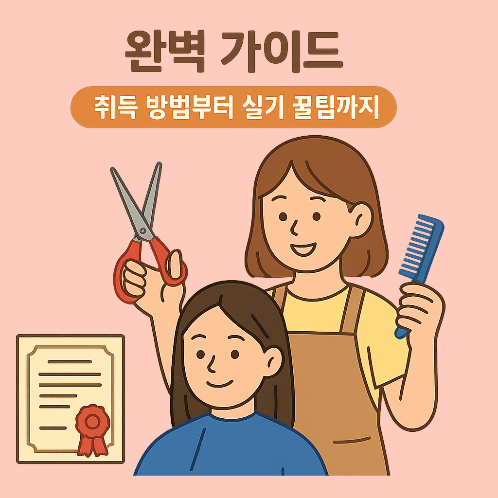 💇&zwj;♀️ 미용사(일반) 자격증 완벽 가이드｜취득 방법부터 실기 꿀팁까지!