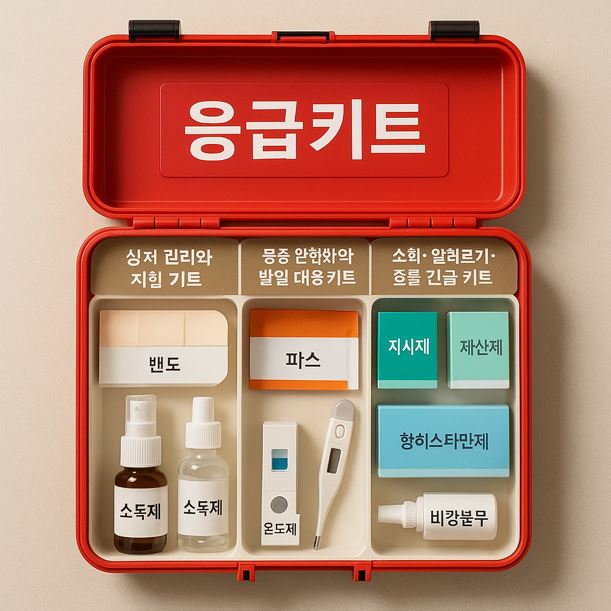 응급 키트 구성