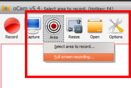 오캠 무료 다운로드 홈페이지