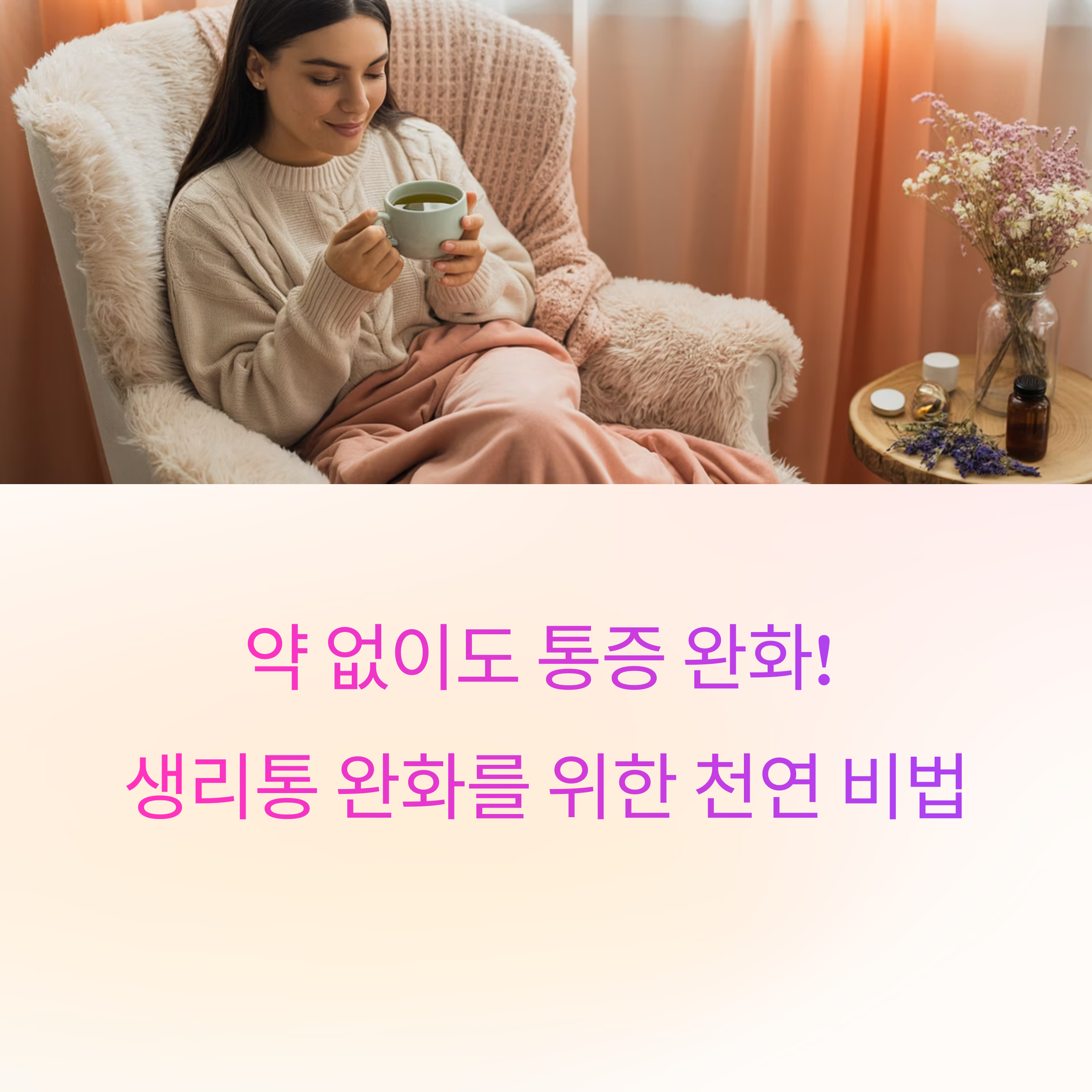 생리통 완화하는 천연 요법