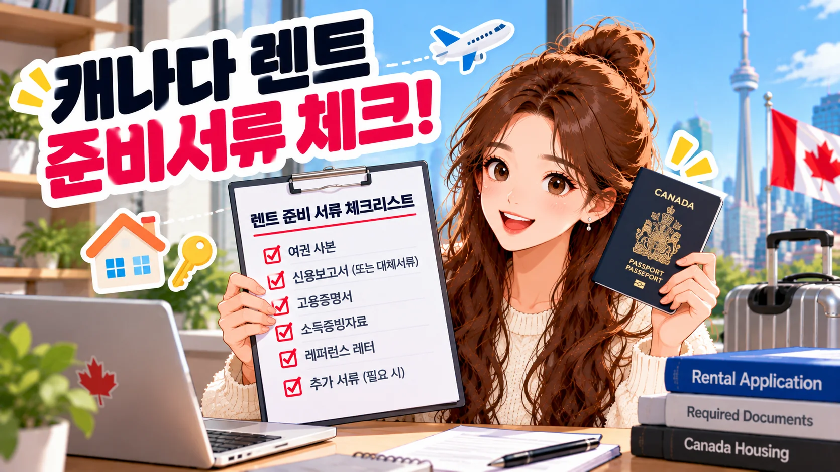 캐나다렌트-준비서류체크