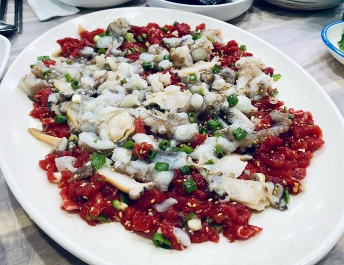 하당먹거리 낙지탕탕이