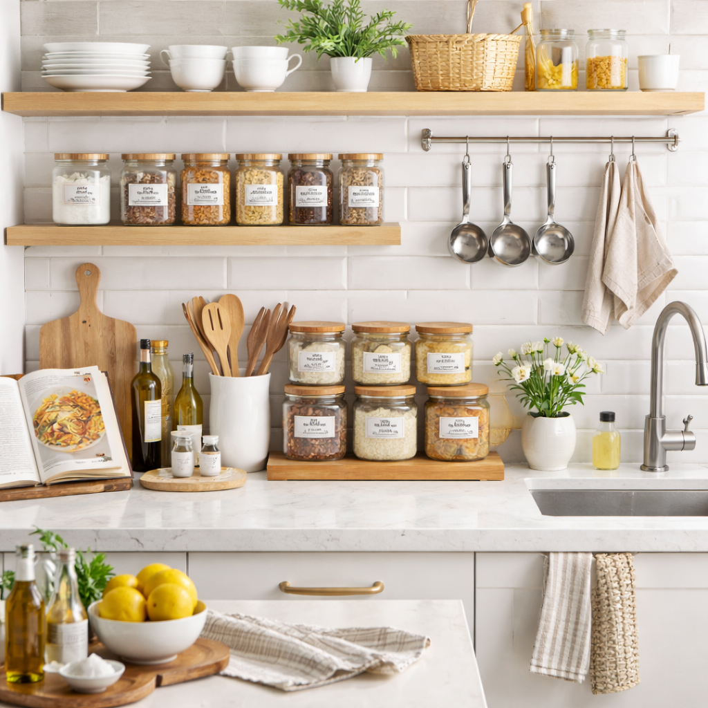 주방 수납 사진