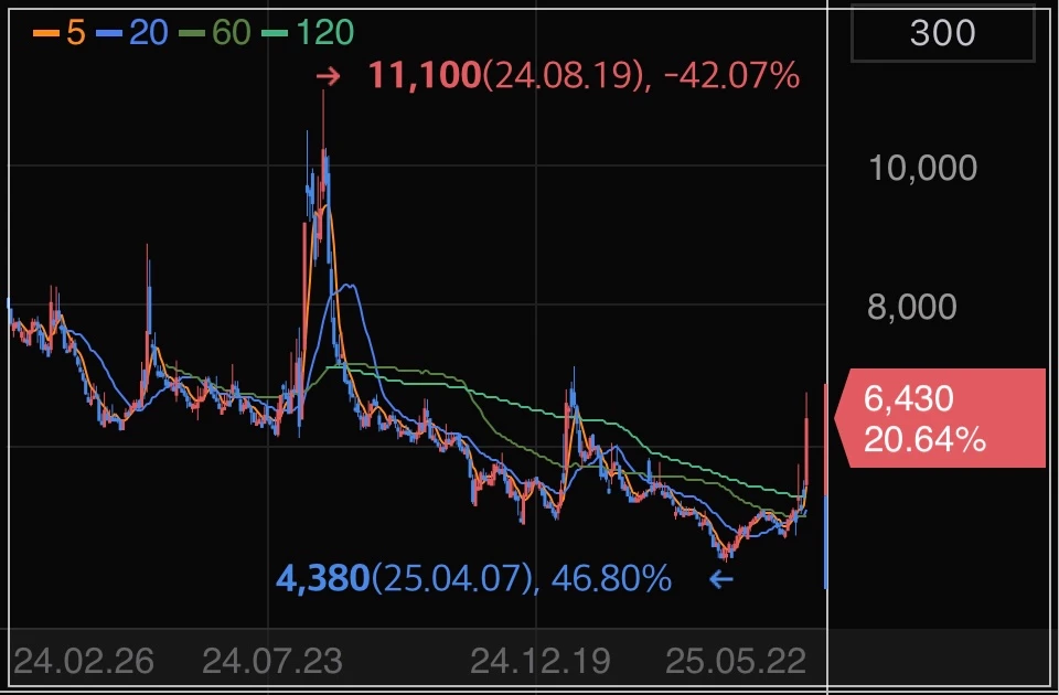 코로나재확산-엑세스바이오-상한가-차트