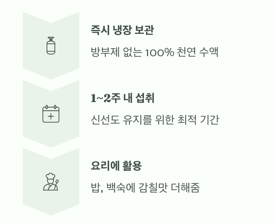 가장 신선하게 즐기는 법