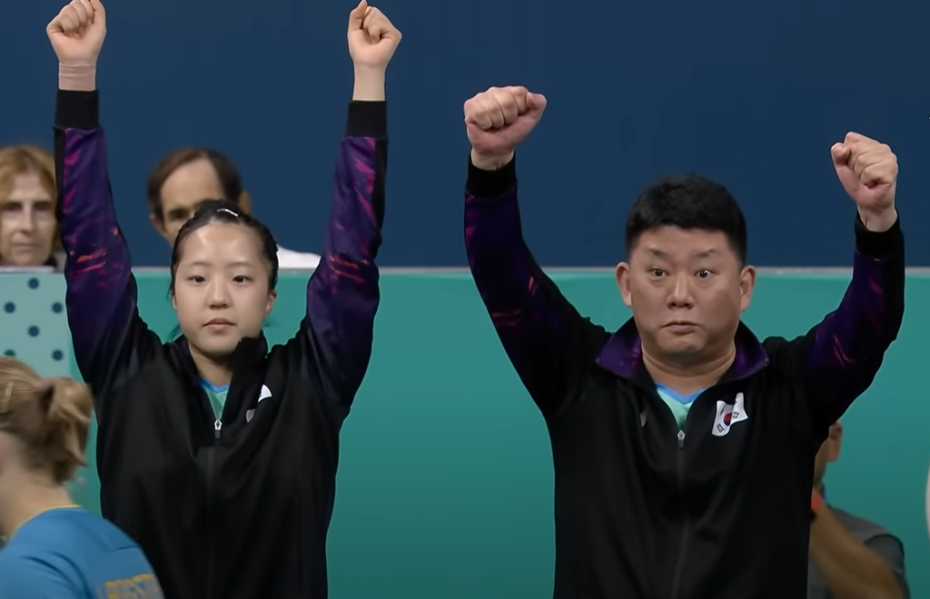 2024 파리올림픽, 여자 탁구 단체, 4강 진출, 신유빈, 이은혜, 전지희vs 스웨덴 칼베리