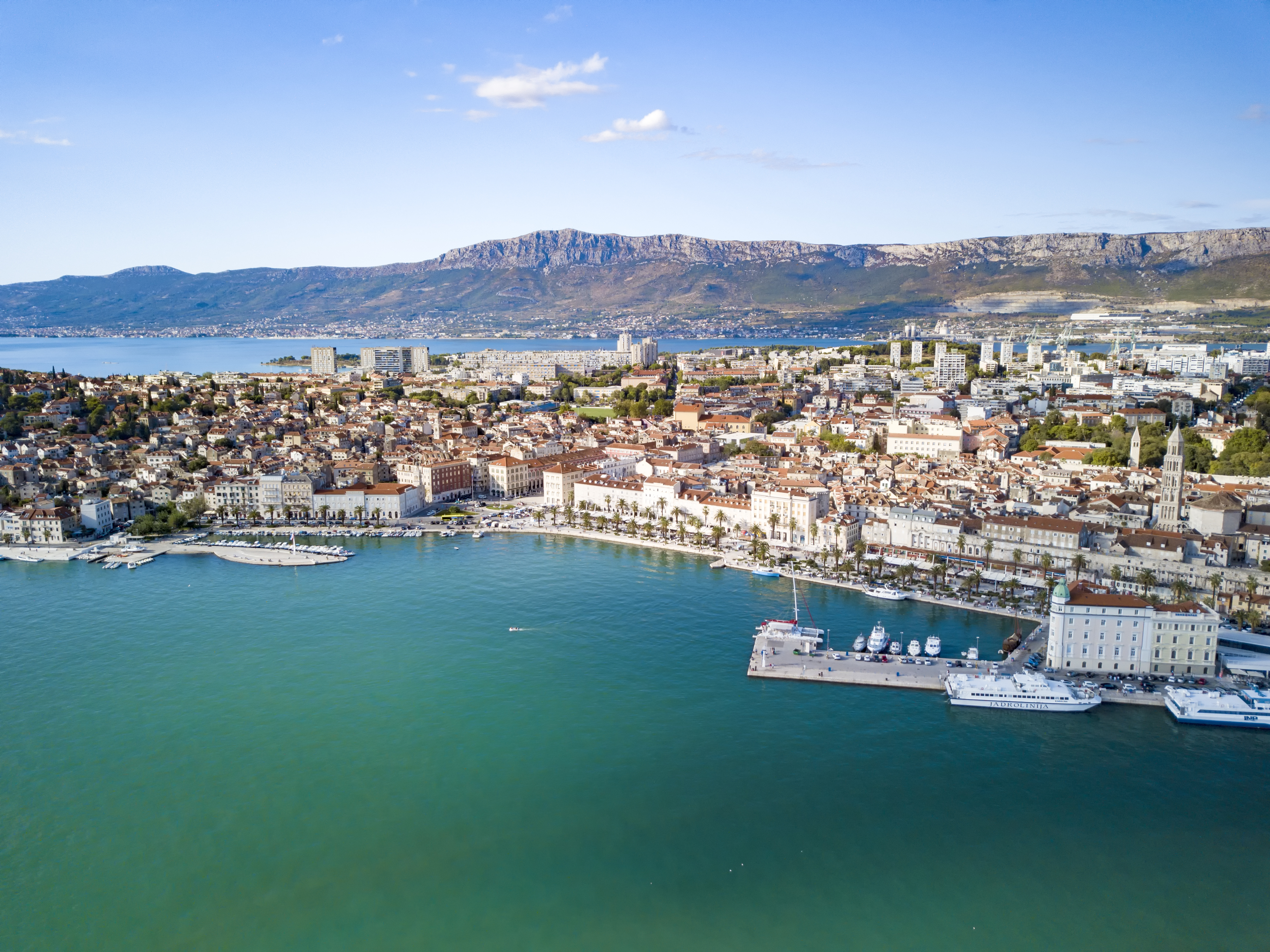 디오클레티아누스 황제의 스플리트 풍경