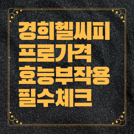 경희 헬씨 피 프로 가격